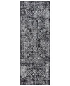 Surya Harput Hap-1087 Black 2'7" X 7'3" Runner Area Rug In Black