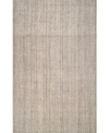 Nuloom Ashli Clwa01b Ivory 8'6" X 11'6" Area Rug In Ivory