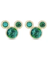 Disney Children's Cubic Zirconia Birthstone Mickey Mouse Stud Earrings In 14k Gold In May