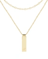 Brook & York 14k Gold Plated Maisie Initial Layering Necklace Set In Gold - T