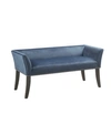 Madison Park Welburn Accent Bench In Blue
