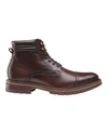 Johnston & Murphy Men's Cody Cap Toe Boots Men's Shoes In Mahogany