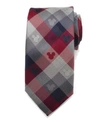 DISNEY MICKEY MOUSE PLAID MEN'S TIE