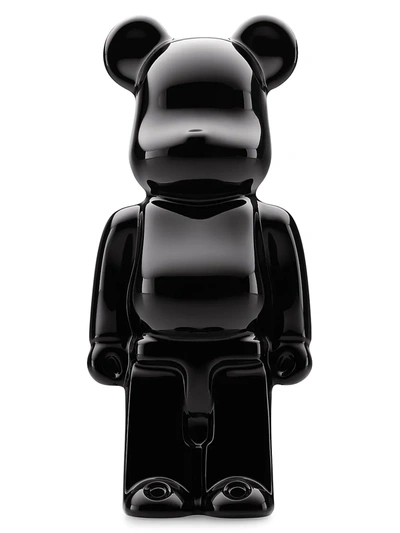 Baccarat X Medicom Toy Be@rbrick Black Figurine In Clear