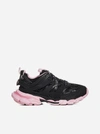 Balenciaga Track Low-top Sneakers In Black - Pink