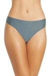 Chantelle Lingerie Soft Stretch Thong In Storm Cloud