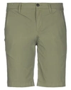 RE-HASH RE-HASH MAN SHORTS & BERMUDA SHORTS MILITARY GREEN SIZE 32 COTTON, ELASTANE,13266226OR 5