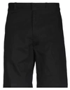 MAURO GRIFONI GRIFONI MAN SHORTS & BERMUDA SHORTS BLACK SIZE 30 COTTON,13513531SX 1