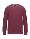 GRAN SASSO GRAN SASSO MAN SWEATER BURGUNDY SIZE 44 COTTON,39819197LW 4