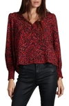 SANCTUARY HARMONY LONG SLEEVE BLOUSE,CB1948GPA