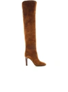 SAINT LAURENT BROWN SUEDE BLU 90 BOOTS,11648709