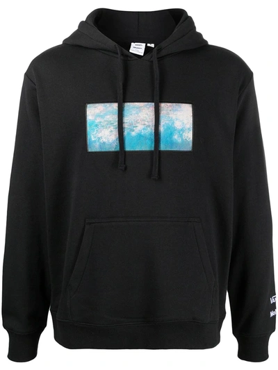 Vans Graphic Print Hoodie In Black