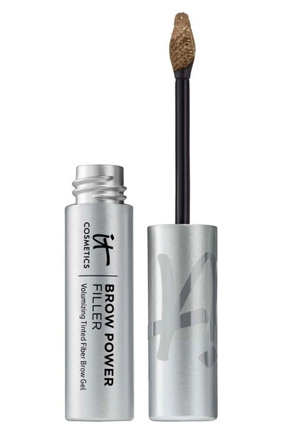 It Cosmetics Brow Power Filler Volumizing Tinted Fiber Eyebrow Gel Universal Blonde 0.14 oz/ 4.25 ml