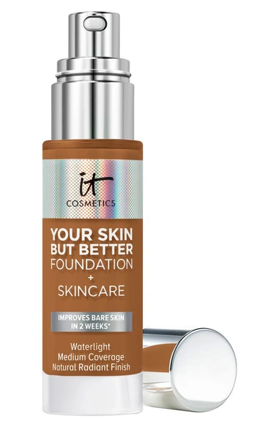 It Cosmetics Your Skin But Better Foundation + Skincare Rich Warm 51.5 1 oz/ 30 ml