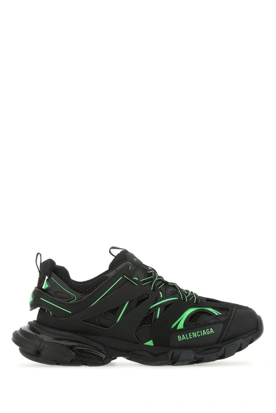 Balenciaga Black & Green Track Sneakers