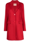 TWINSET SINGLE-BREASTED MID-LENGTH COAT