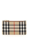 BURBERRY BURBERRY CHECKED ZIPPED CARDHOLDER