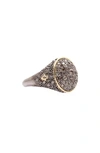 ARMENTA OLD WORLD PAVE SIGNET RING,15884