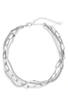 8 OTHER REASONS LAYERED CHAIN NECKLACE,8ORFL109S