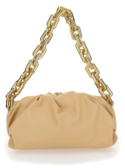 Bottega Veneta The Chain Shoulder Bag In Beige