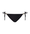 Heidi Klein Core Textured Bikini Briefs In Black