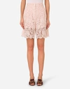 DOLCE & GABBANA HIGH-WAISTED LACE SHORTS