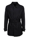 PRADA PRADA BELTED COAT