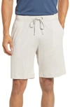 Daniel Buchler Peruvian Pima Cotton Shorts In Pebble