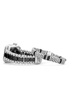 Lagos Smart Caviar Apple Watch® Watchband & Bracelet Set In Silver