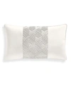 HOTEL COLLECTION CHANNELS DECORATIVE PILLOW, 14" X 24", CREATED FOR MACY'S BEDDING