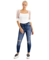 KENDALL + KYLIE KENDALL + KYLE JUNIORS' HIGH-RISE SKINNY ANKLE JEANS