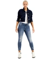 KENDALL + KYLIE JUNIORS' MID-RISE SKINNY ANKLE JEANS