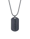 OFF-WHITE MEN'S DOG TAG NECKLACE,0400012051235