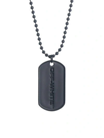 Off-white Men's Dog Tag Necklace