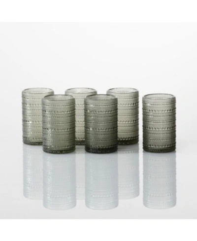 Fortessa Jupiter Ice Beverage Glasses, Set Of 6 In Smoke