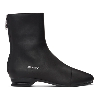 Raf Simons Black 2001-2 Zip-up Boots