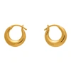 SOPHIE BUHAI GOLD TINY ESSENTIAL HOOP EARRINGS