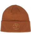 Timberland Men's Tonal 3d Embroidery Beanie In Grape Leaf