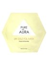 PURE AURA 24K GOLD FOIL SHEET MASK,400010103035