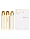 MAISON FRANCIS KURKDJIAN WOMEN'S 3-PIECE AQUA VITAE REFILL SET/3 X 0.37 OZ.,400089802639