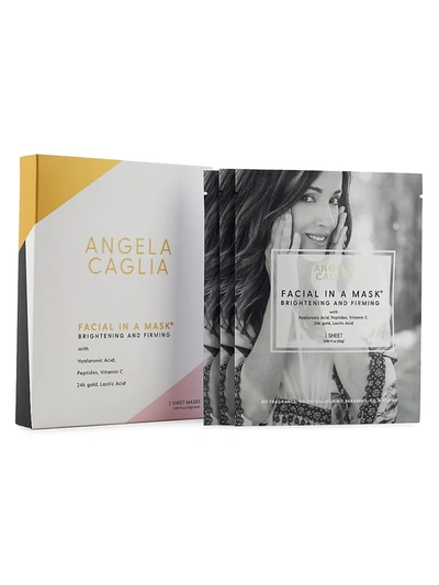 Angela Caglia Facial In A Mask Sheet Masks, Set Of 3