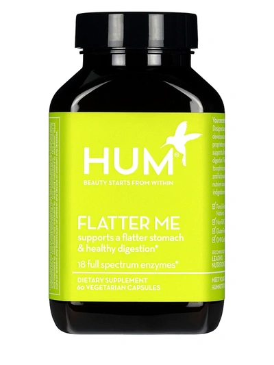 Hum Nutrition Flatter Me Digestive Enzyme Supplement 60 Vegetarian Capsules In Bright Green