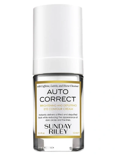 Sunday Riley Autocorrect Brightening And Depuffing Eye Contour Cream, 15ml - One Size In N/a