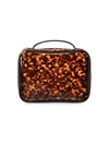 STEPHANIE JOHNSON WOMEN'S JUMBO MIAMI CLEARLY TORTOISE MAKEUP BAG,400011735744