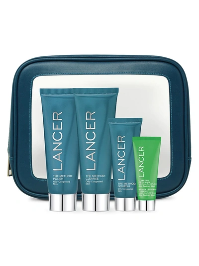 Lancer The Method Intro Kit Oily-congested Skin In Colorless