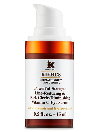 Kiehl's Since 1851 Powerful Strength Line-reducing & Dark Circle-diminishing Vitamin C Eye Serum, 0.5 Oz. In No Color