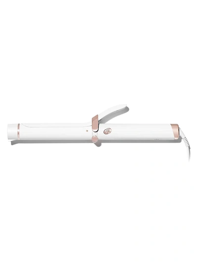 T3 Curl Id 1.25" Smart Curling Iron With Interactive Touch Interface 1.25 Inches In White/rose Gold