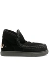 Mou Sneakers Eskimo In Suede Colore Nero In Black