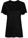 Baserange Scoop-neck T-shirt In Black