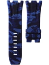 Horus Watch Straps 44mm Blue Camo Watch Strap In Blue